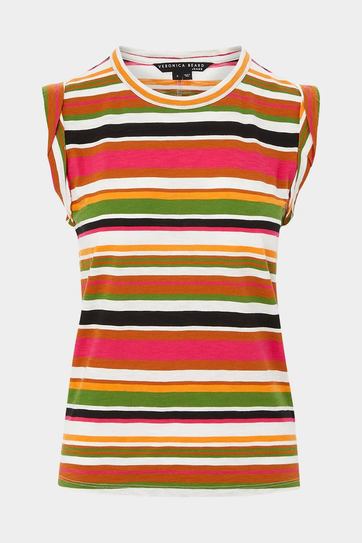 Dree Stripe Muscle Tee in Multi