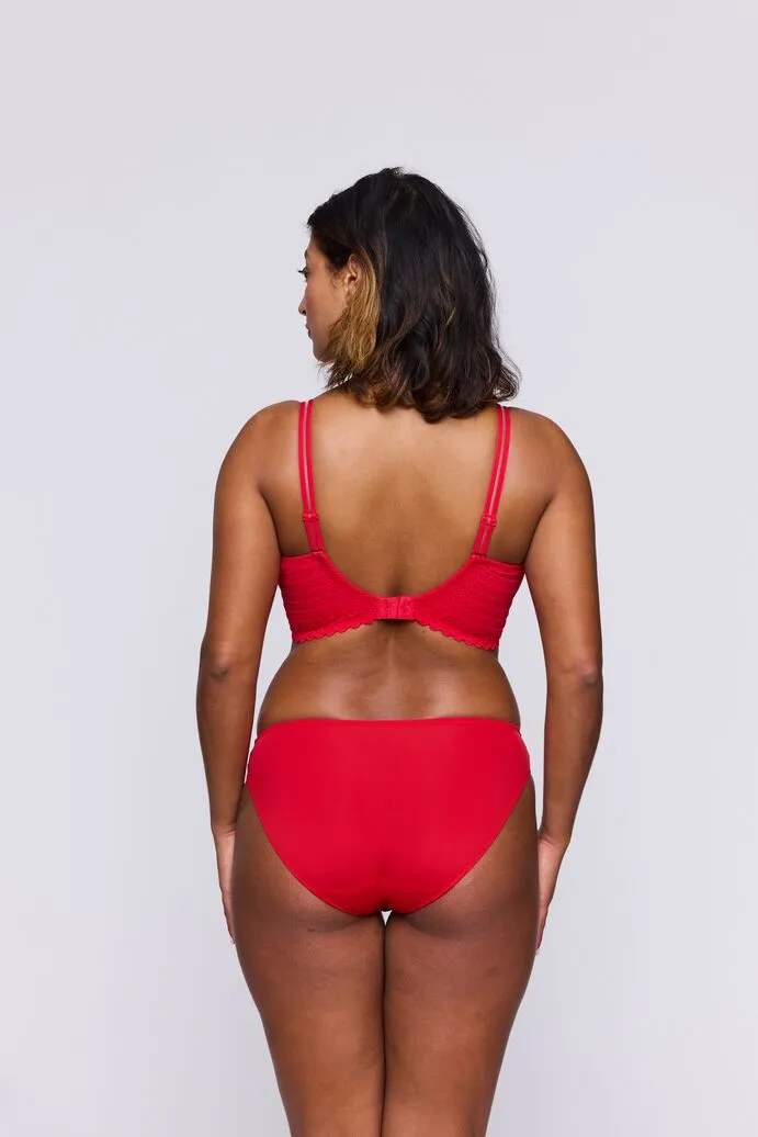 East End Padded Balcony Bra In True Red - Prima Donna