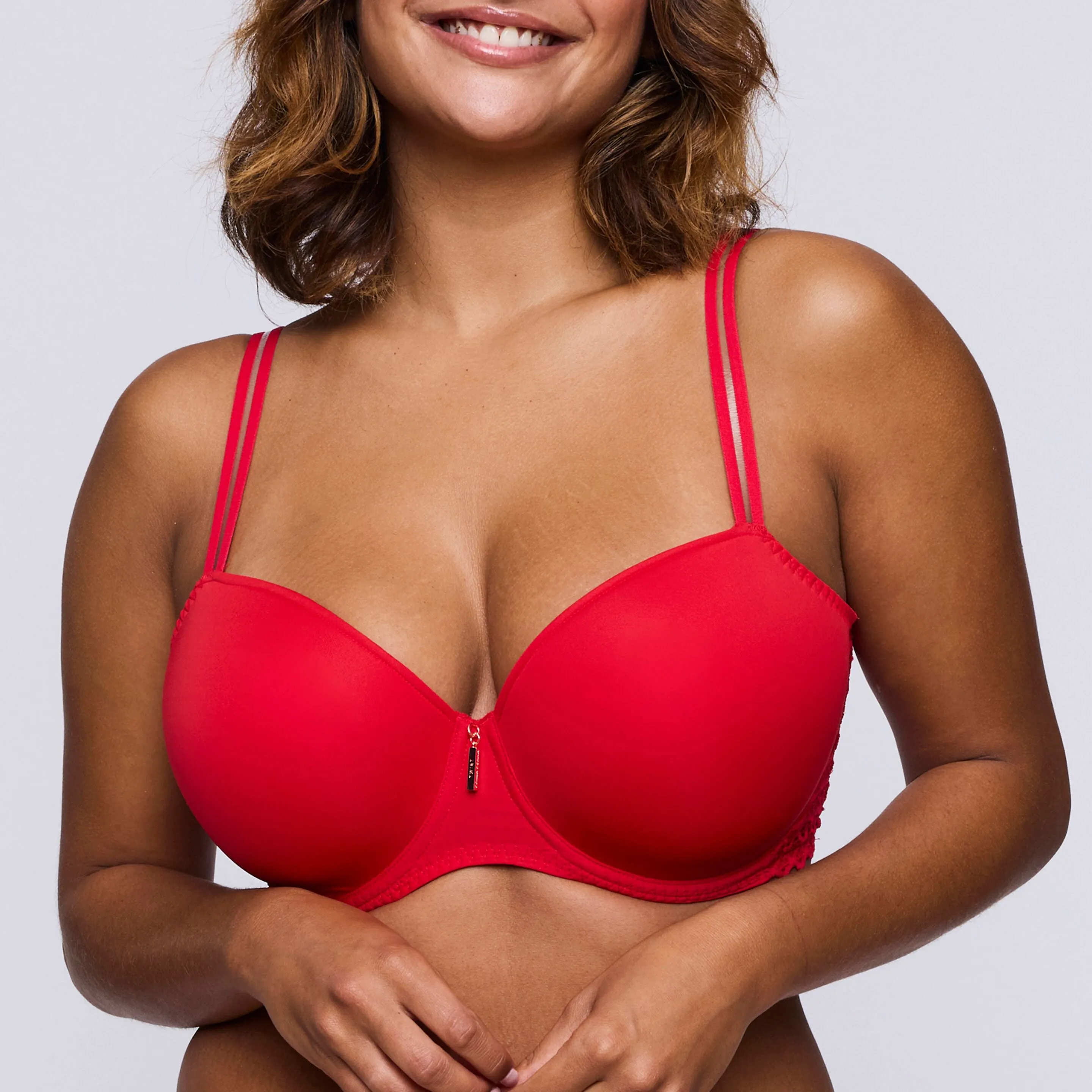 East End Padded Balcony Bra In True Red - Prima Donna