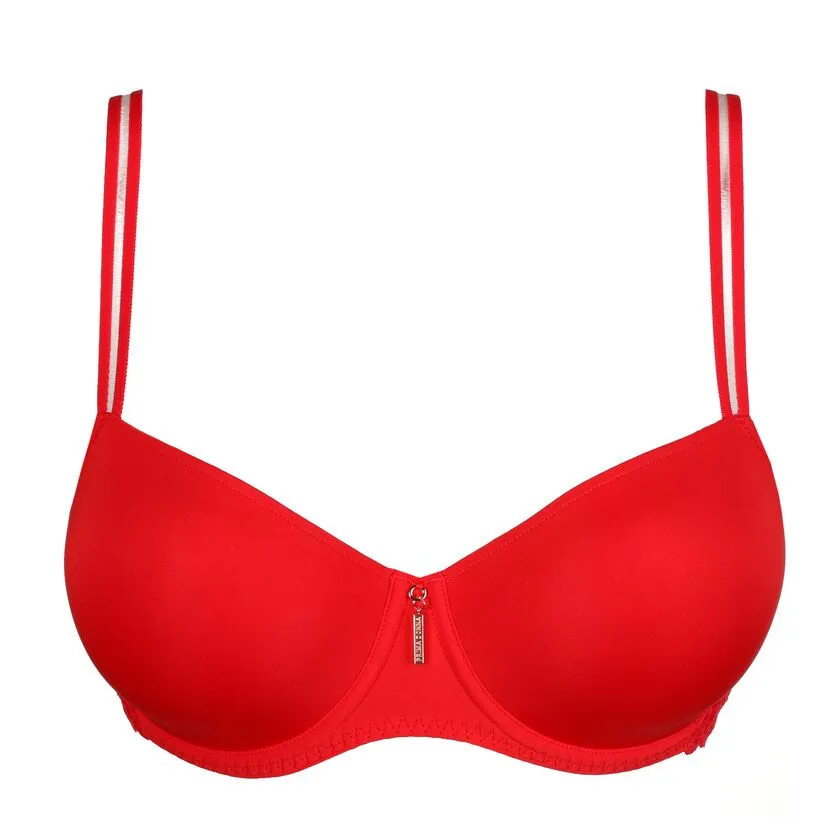 East End Padded Balcony Bra In True Red - Prima Donna