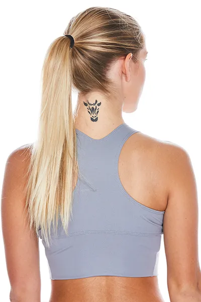 EcoSoft Recycled Bra Crop  - Grey