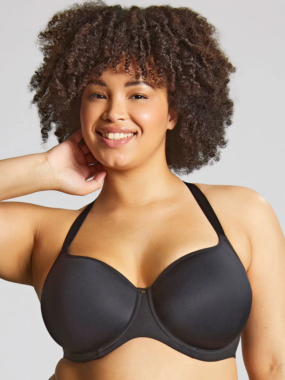 Elegance Spacer T-Shirt Bra In Black - Sculptresse
