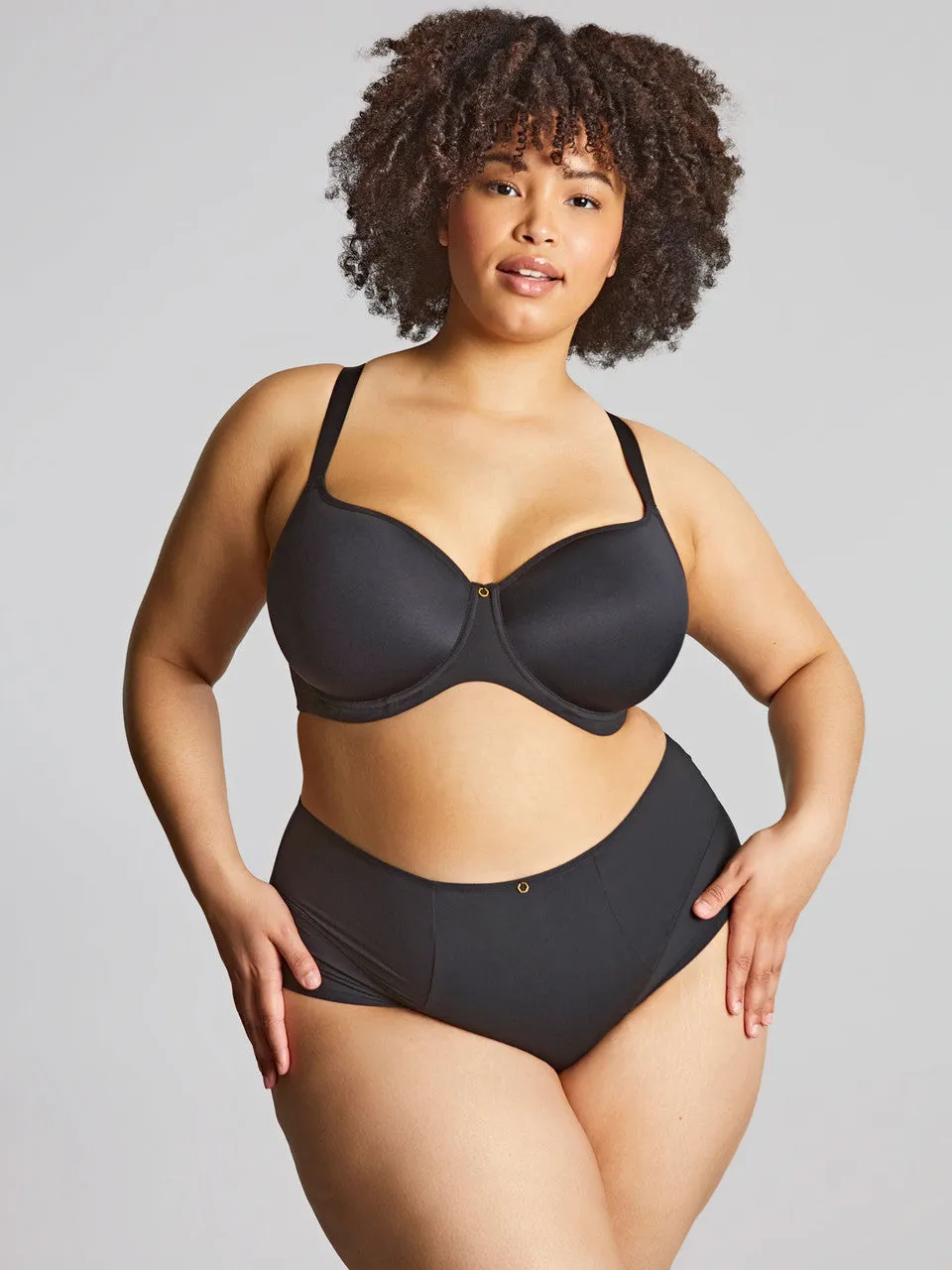 Elegance Spacer T-Shirt Bra In Black - Sculptresse