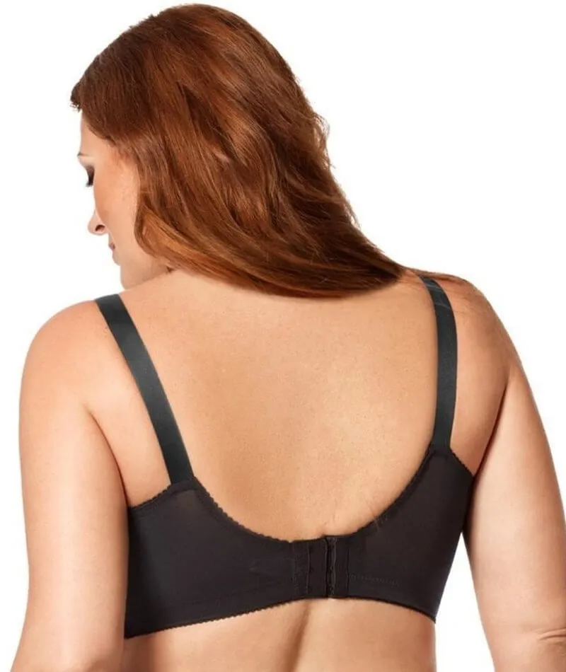 Elila Cotton Cup Wire-Free Nursing Bra - Black