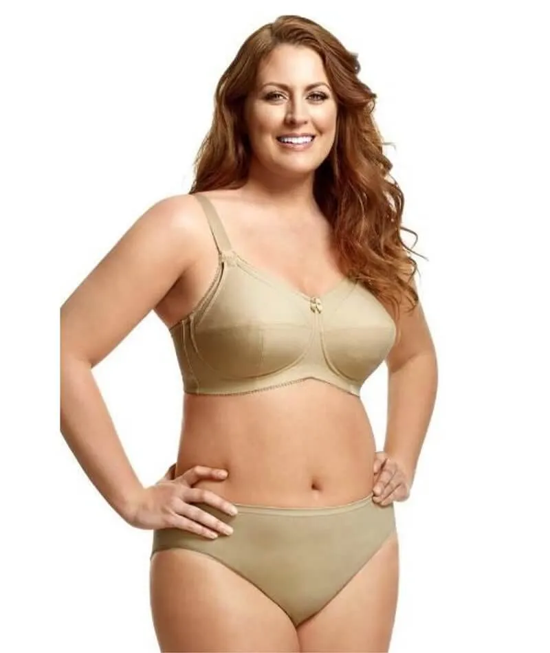 Elila Cotton Cup Wire-Free Nursing Bra - Nude