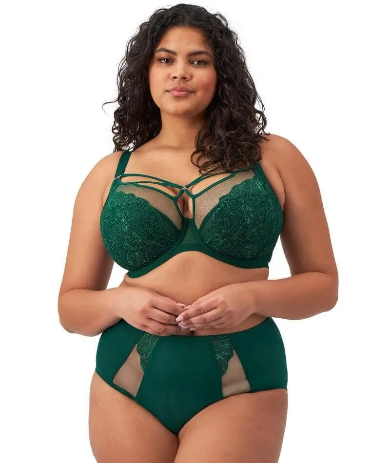 Elomi Brianna Underwire Plunge Bra - Rainforest