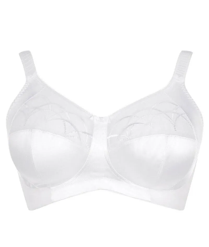 Elomi Cate Soft Cup Wire-Free Bra - White