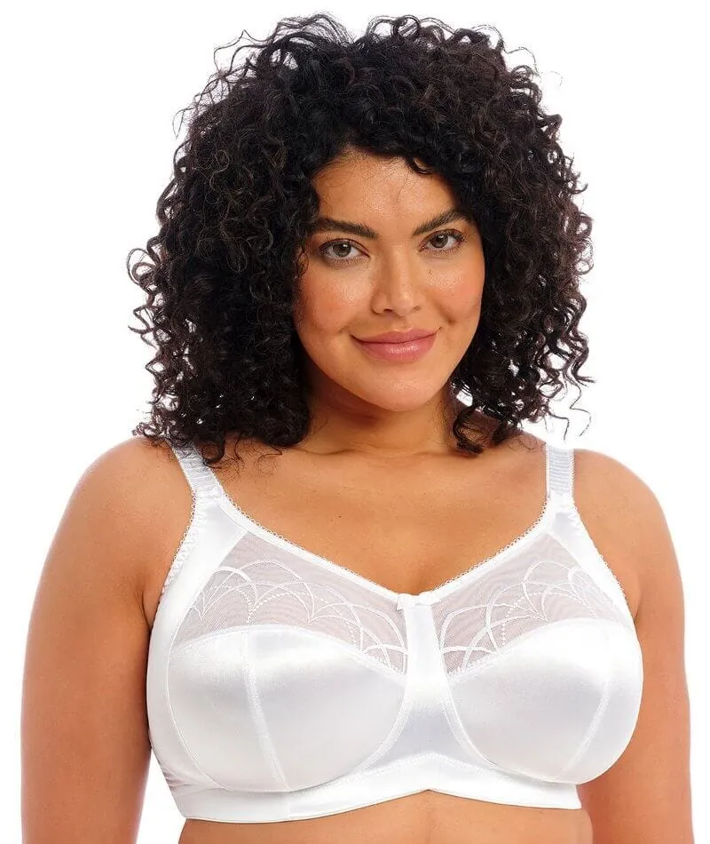 Elomi Cate Soft Cup Wire-Free Bra - White