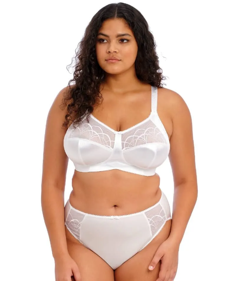 Elomi Cate Soft Cup Wire-Free Bra - White