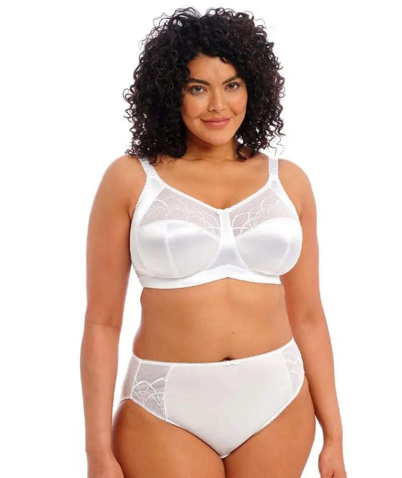 Elomi Cate Soft Cup Wire-Free Bra - White