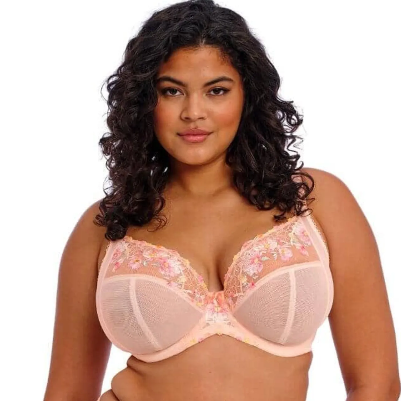 Elomi Himari Plunge Bra | Peach Whisper