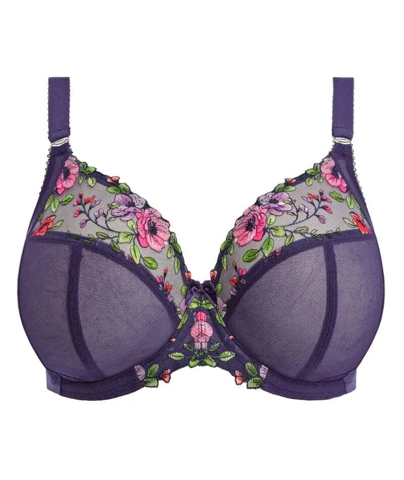 Elomi Himari Underwired Plunge Bra - Midnight