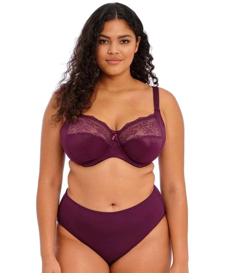 Elomi Morgan Underwired Bra - Blackberry