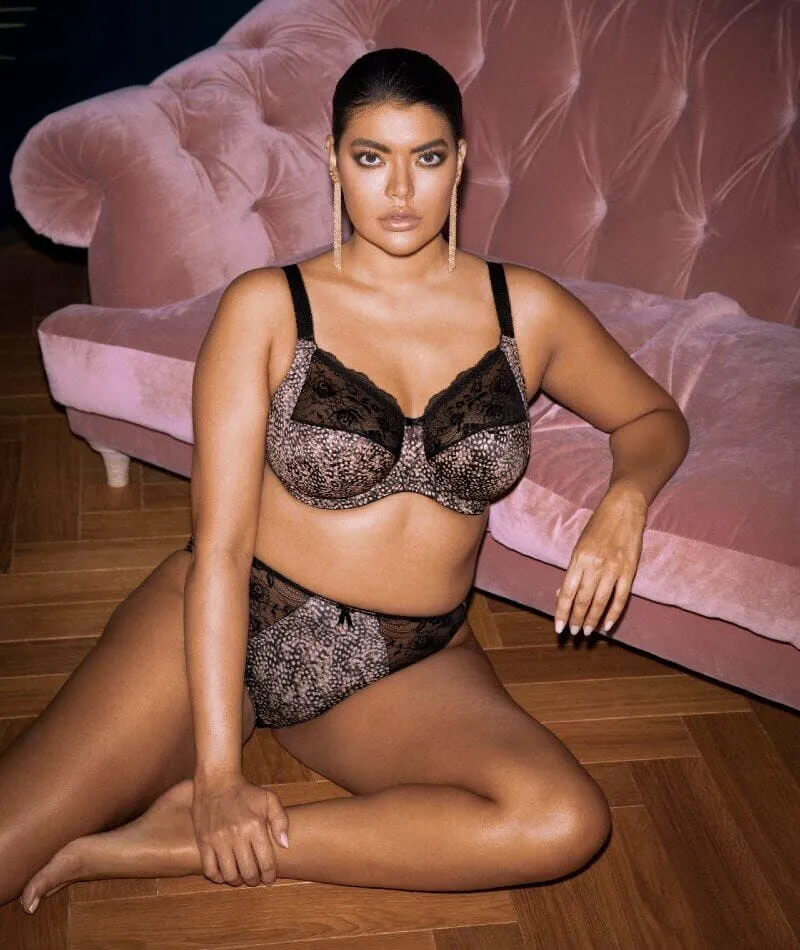 Elomi Morgan Underwired Bra - Ebony