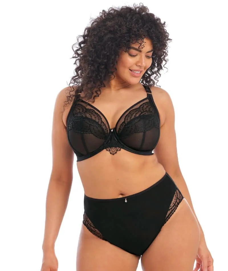 Elomi Priya Underwired Plunge Bra - Black