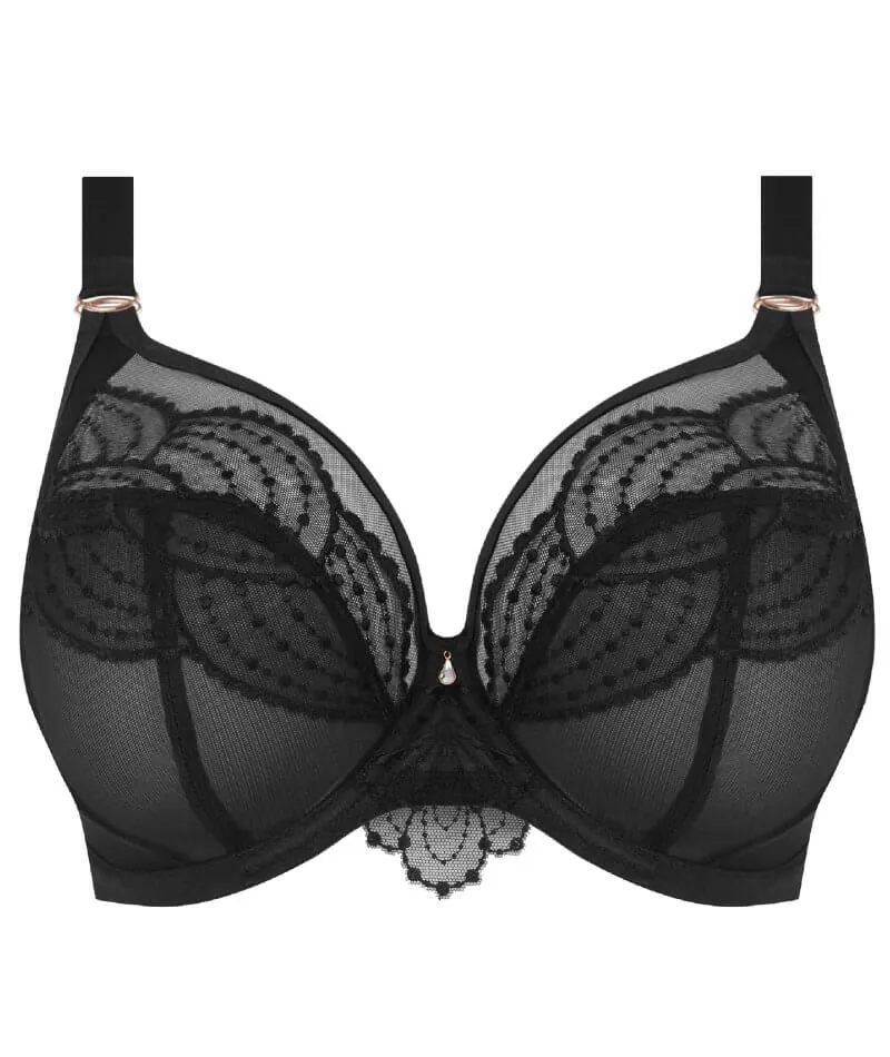 Elomi Priya Underwired Plunge Bra - Black