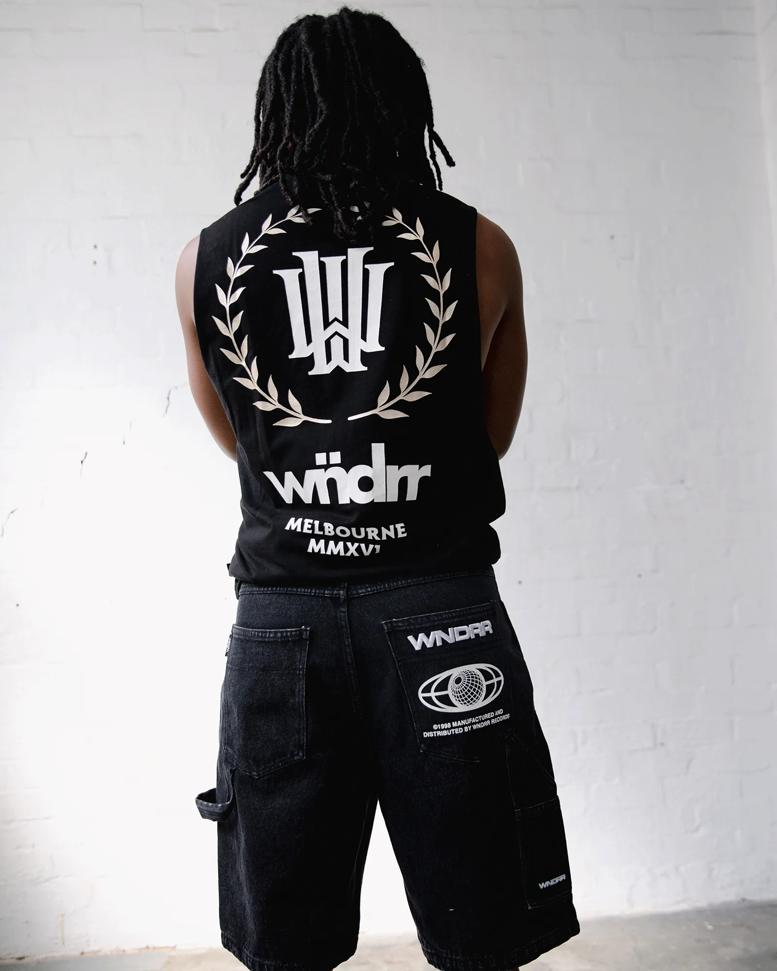 EMPEROR MUSCLE TOP - BLACK