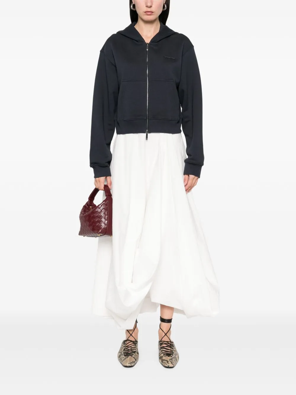 Emporio Armani Cotton Zipped Hoodie