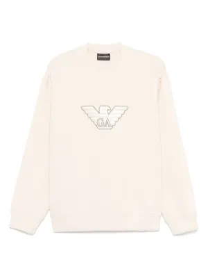 Emporio armani logo bomulls tröja