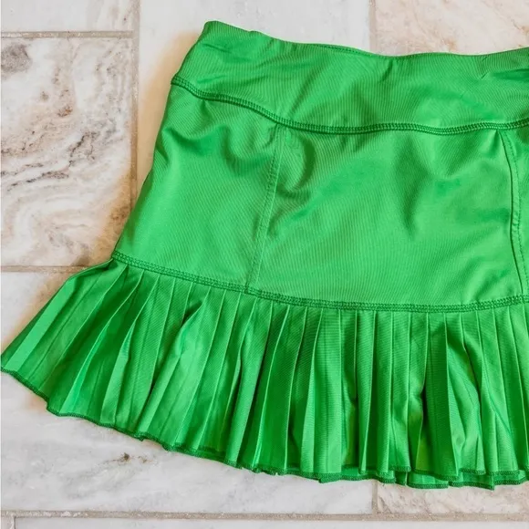 EUC | JoFit Knife Pleat Skort 14.5” | Vivid Green | Size:XS 🎾⛳️