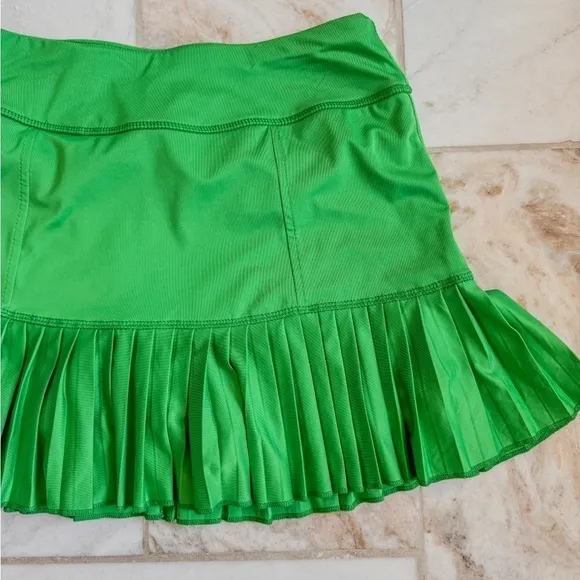 EUC | JoFit Knife Pleat Skort 14.5” | Vivid Green | Size:XS 🎾⛳️