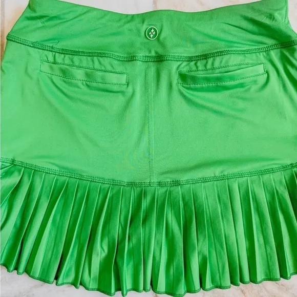 EUC | JoFit Knife Pleat Skort 14.5” | Vivid Green | Size:XS 🎾⛳️