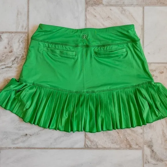 EUC | JoFit Knife Pleat Skort 14.5” | Vivid Green | Size:XS 🎾⛳️