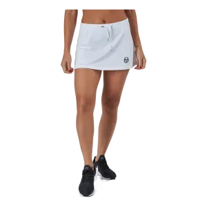 Eva Skort White/navy