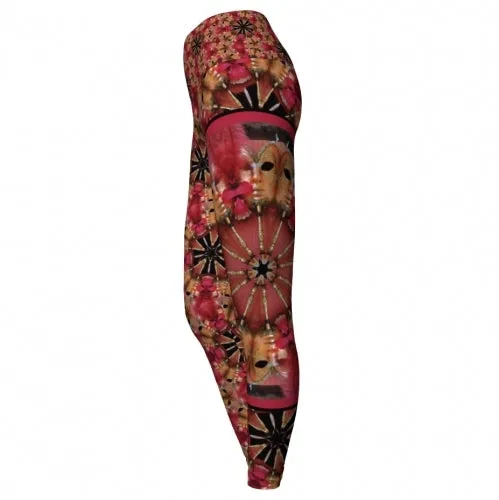 Exultation - Masquerade Yoga Leggings