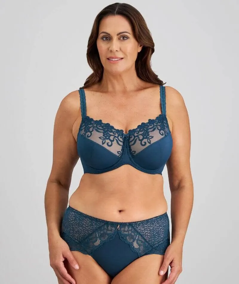 Fayreform Coral Underwire Bra - Reflecting Pond