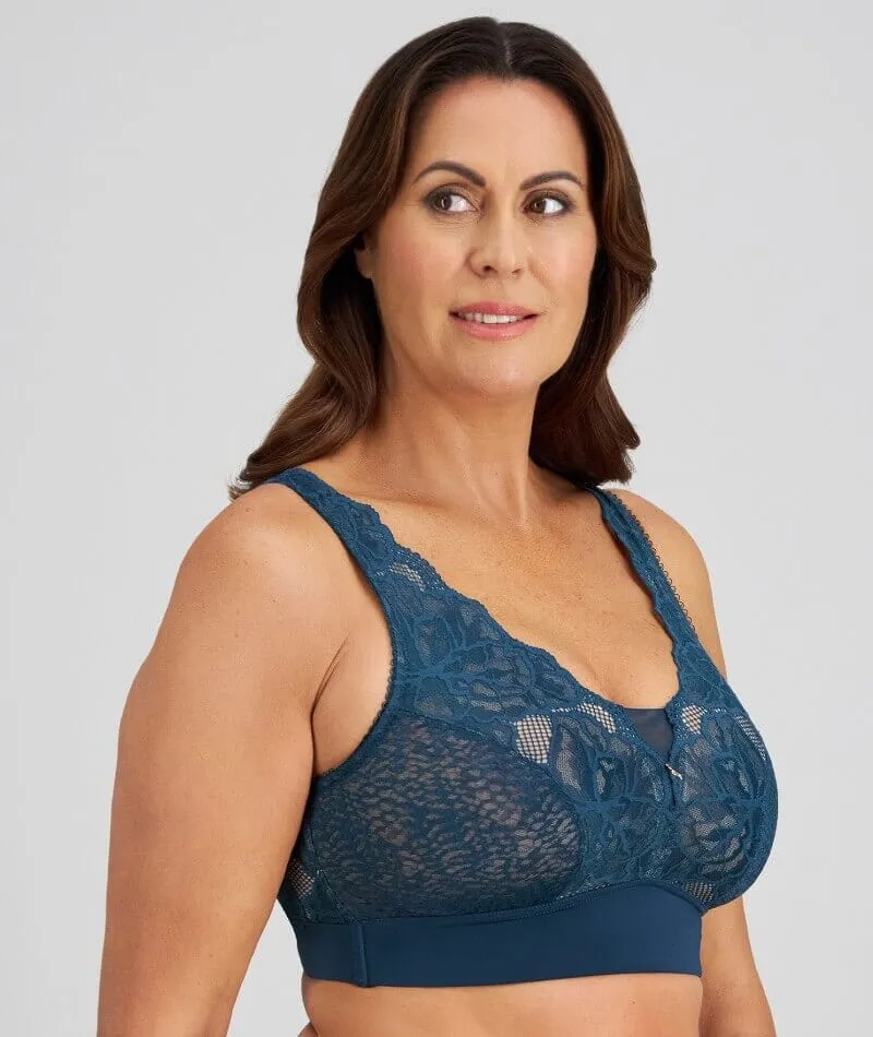 Fayreform Midnight Express Wire-Free Bra - Reflecting Pond