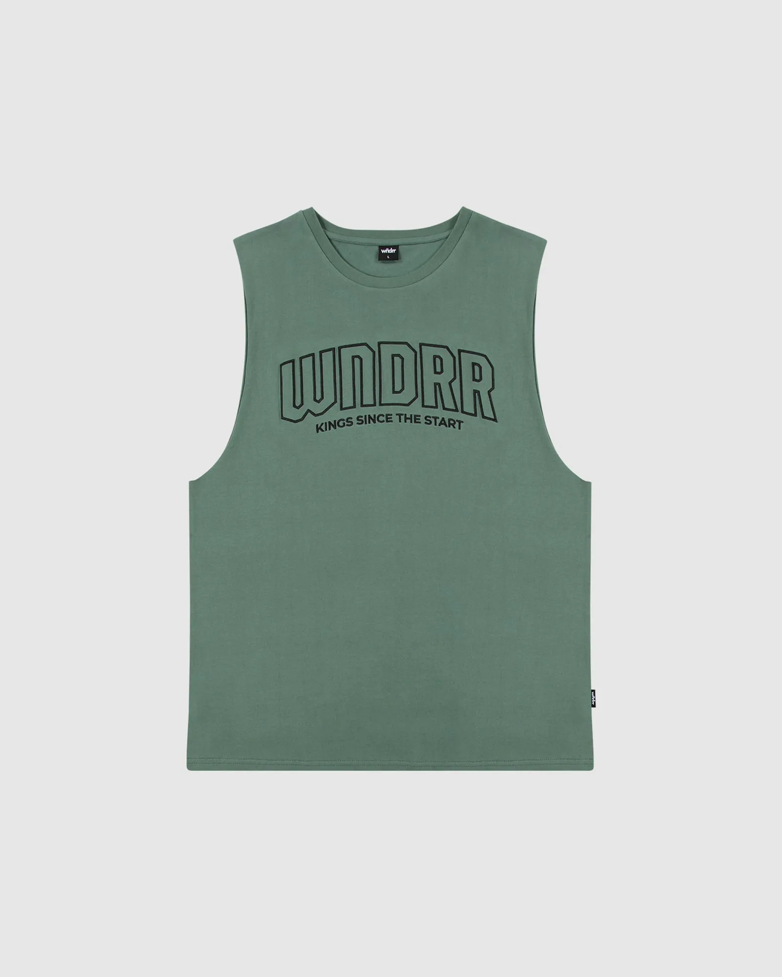 FEUD MUSCLE TOP - DARK GREEN