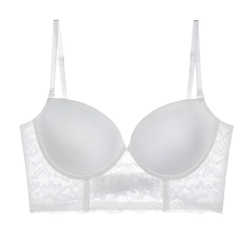 Filhot™ U-shaped Underwire Lace Bra Up to G Cup