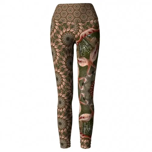 Flamingo Fantasy - Zoo Yoga Leggings
