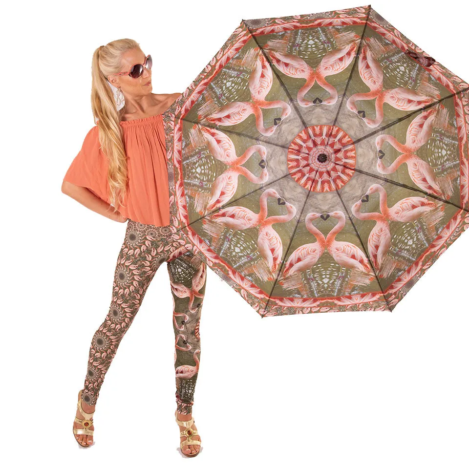 Flamingo Fantasy - Zoo Yoga Leggings