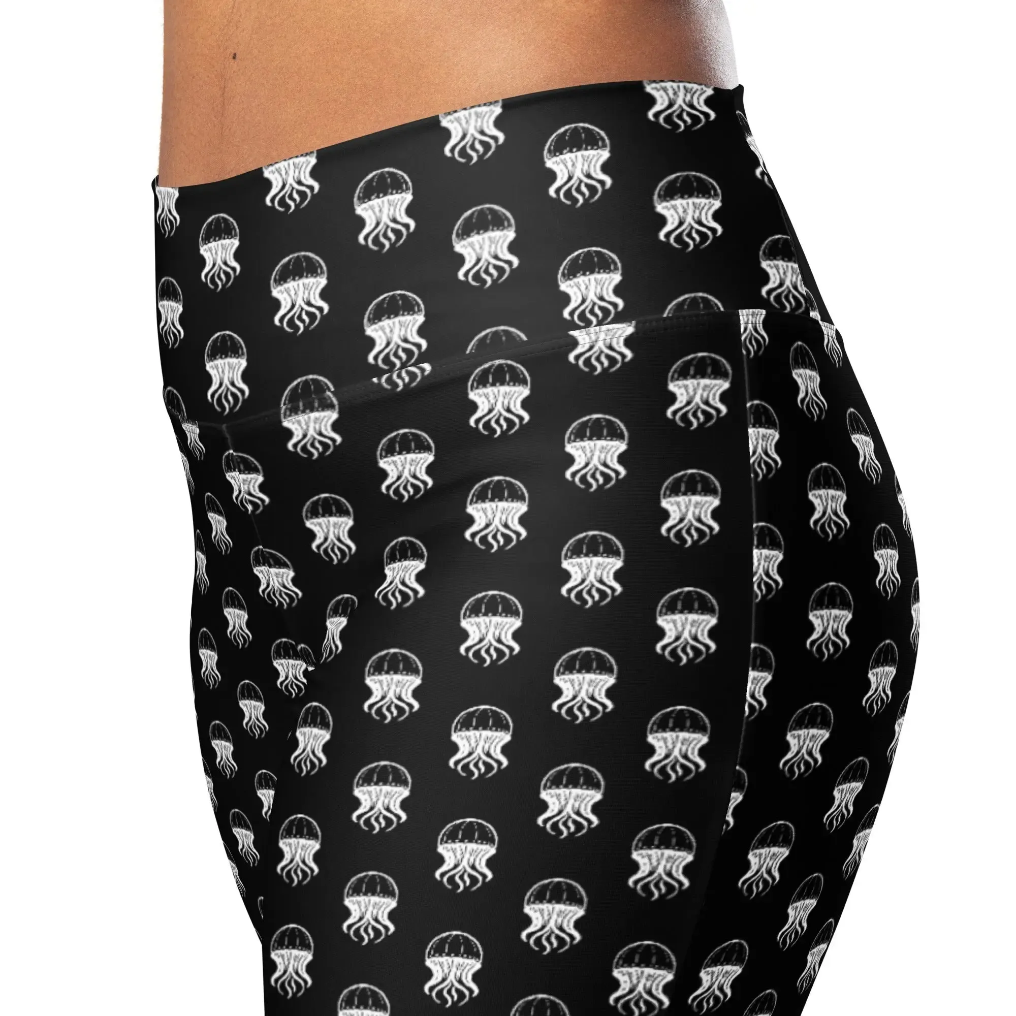Flare Leggings Jellyfish Invaders