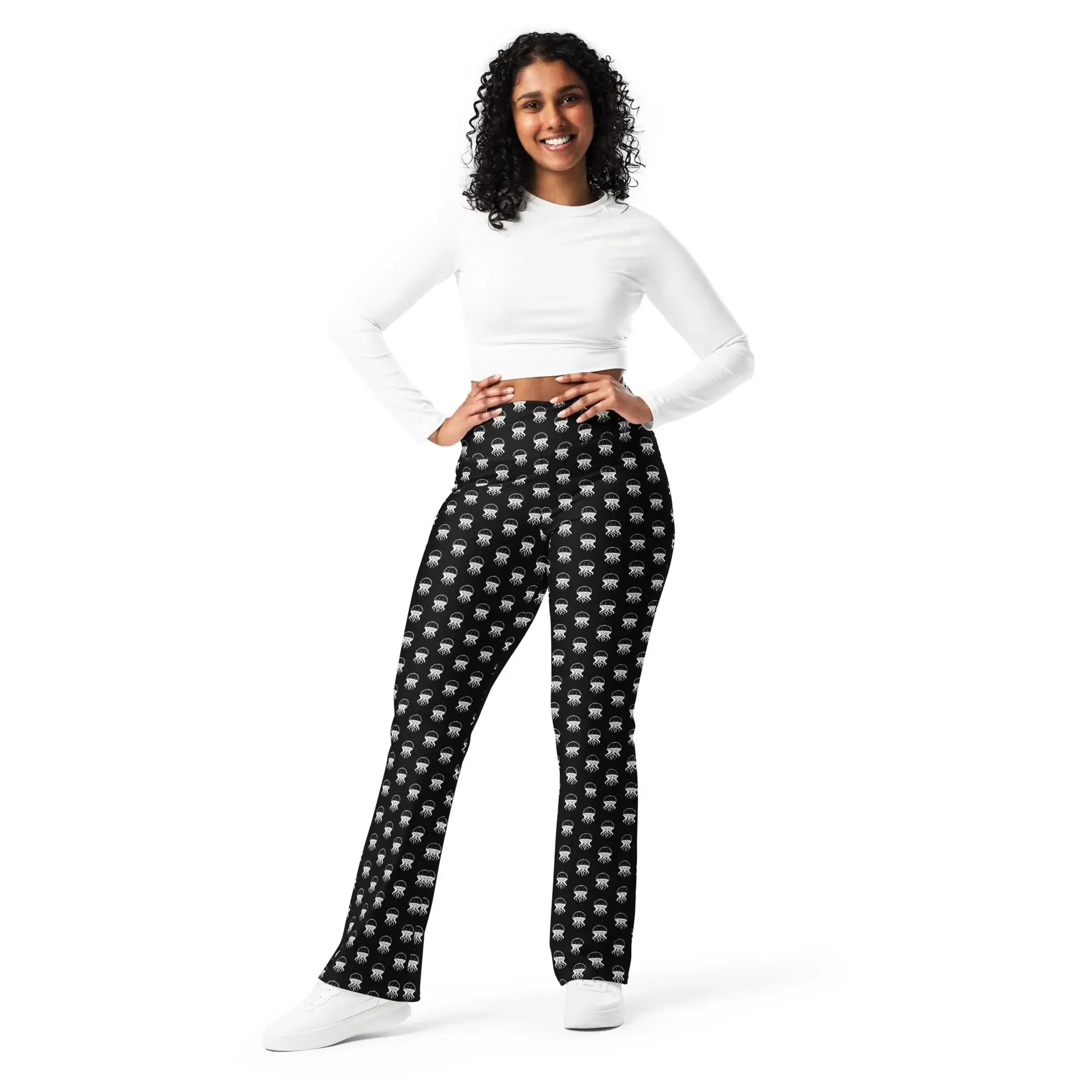 Flare Leggings Jellyfish Invaders