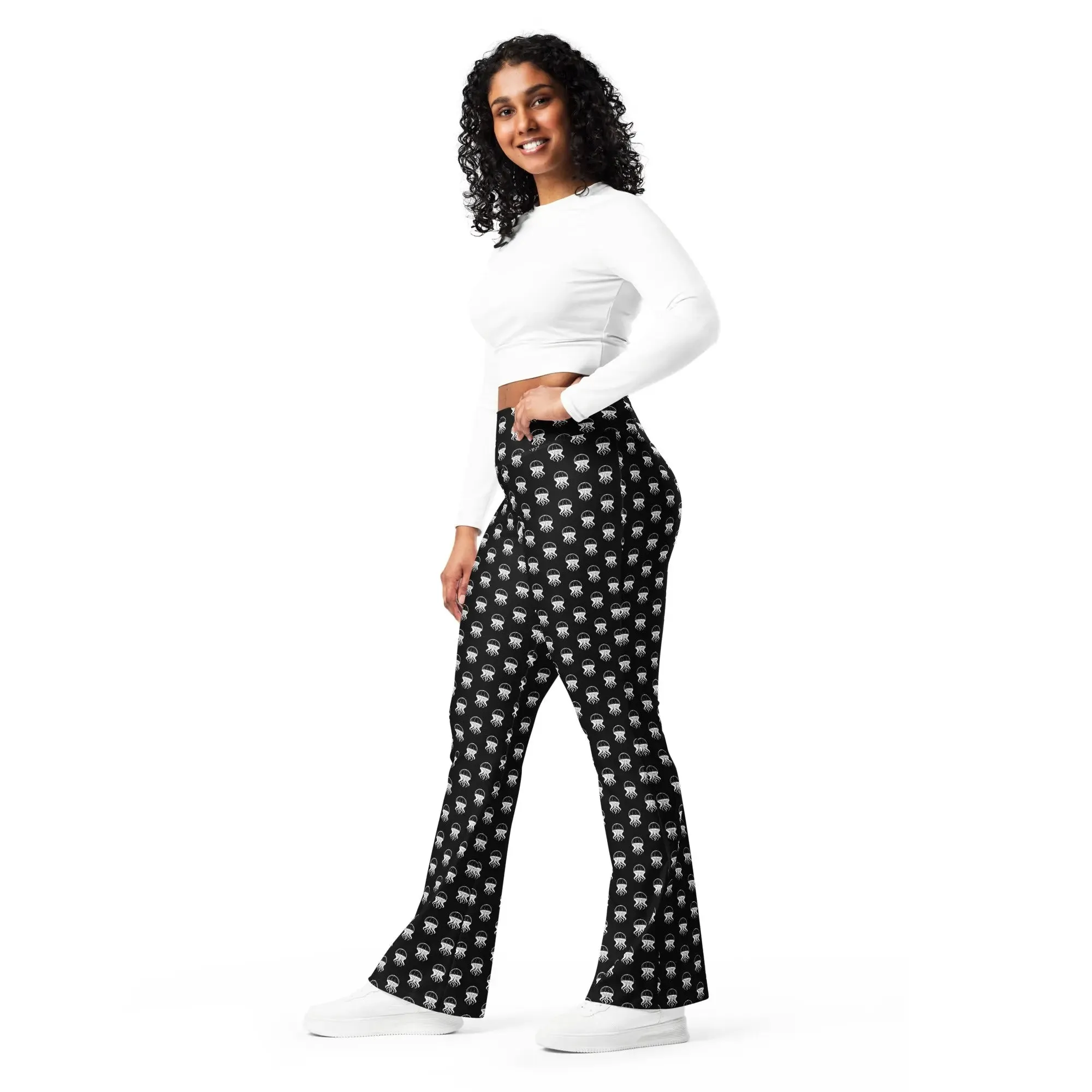 Flare Leggings Jellyfish Invaders
