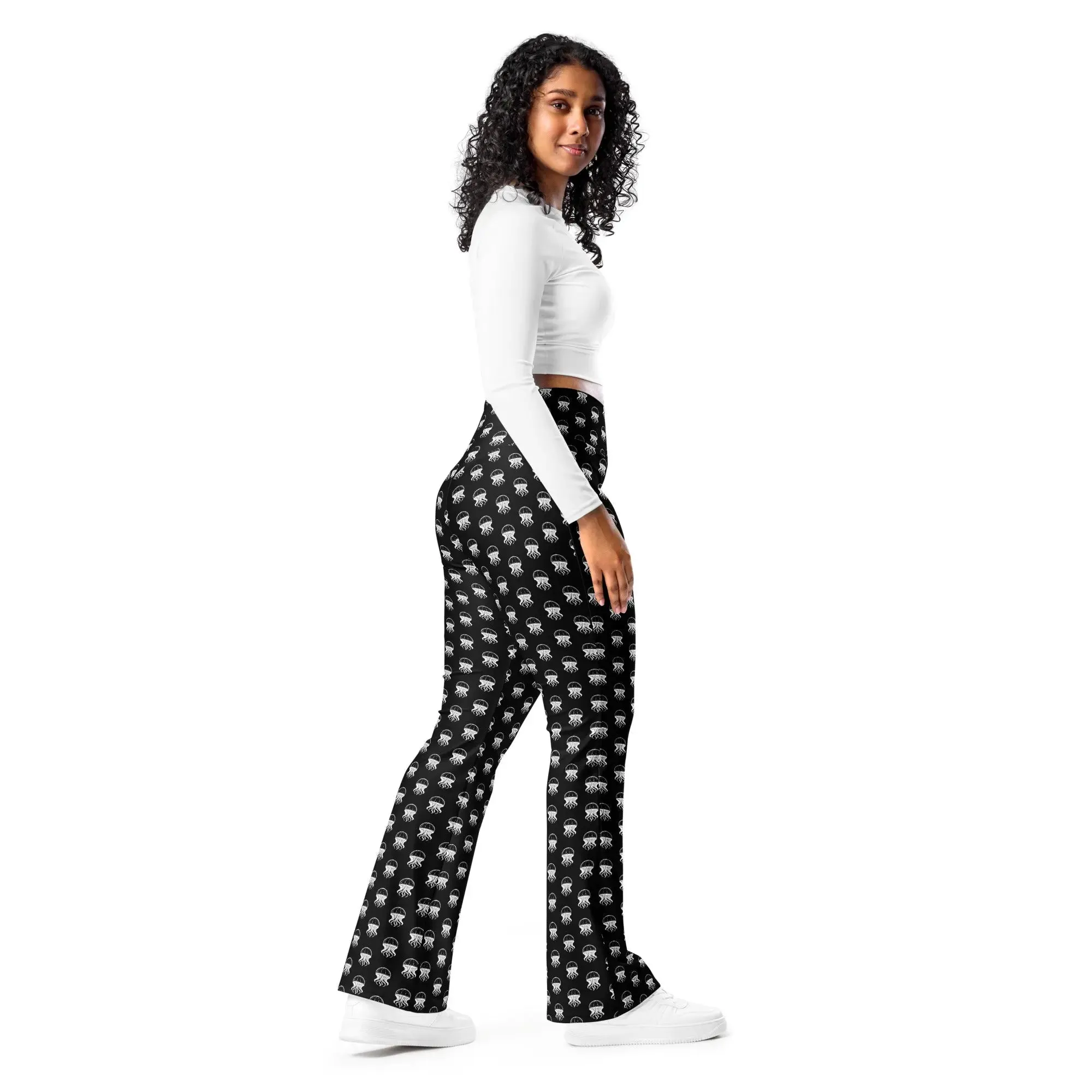 Flare Leggings Jellyfish Invaders