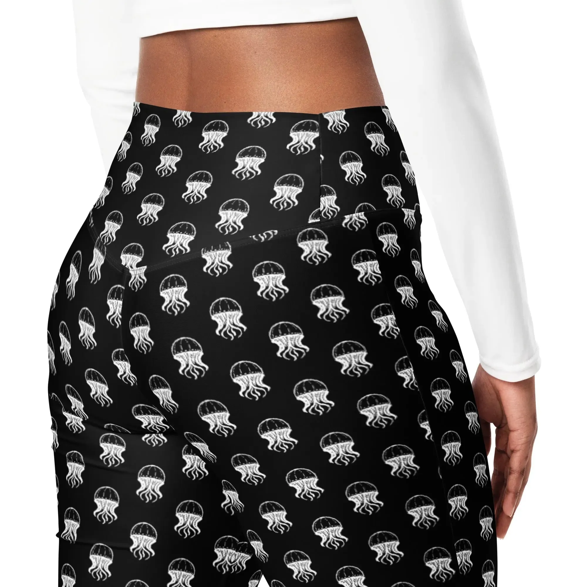 Flare Leggings Jellyfish Invaders