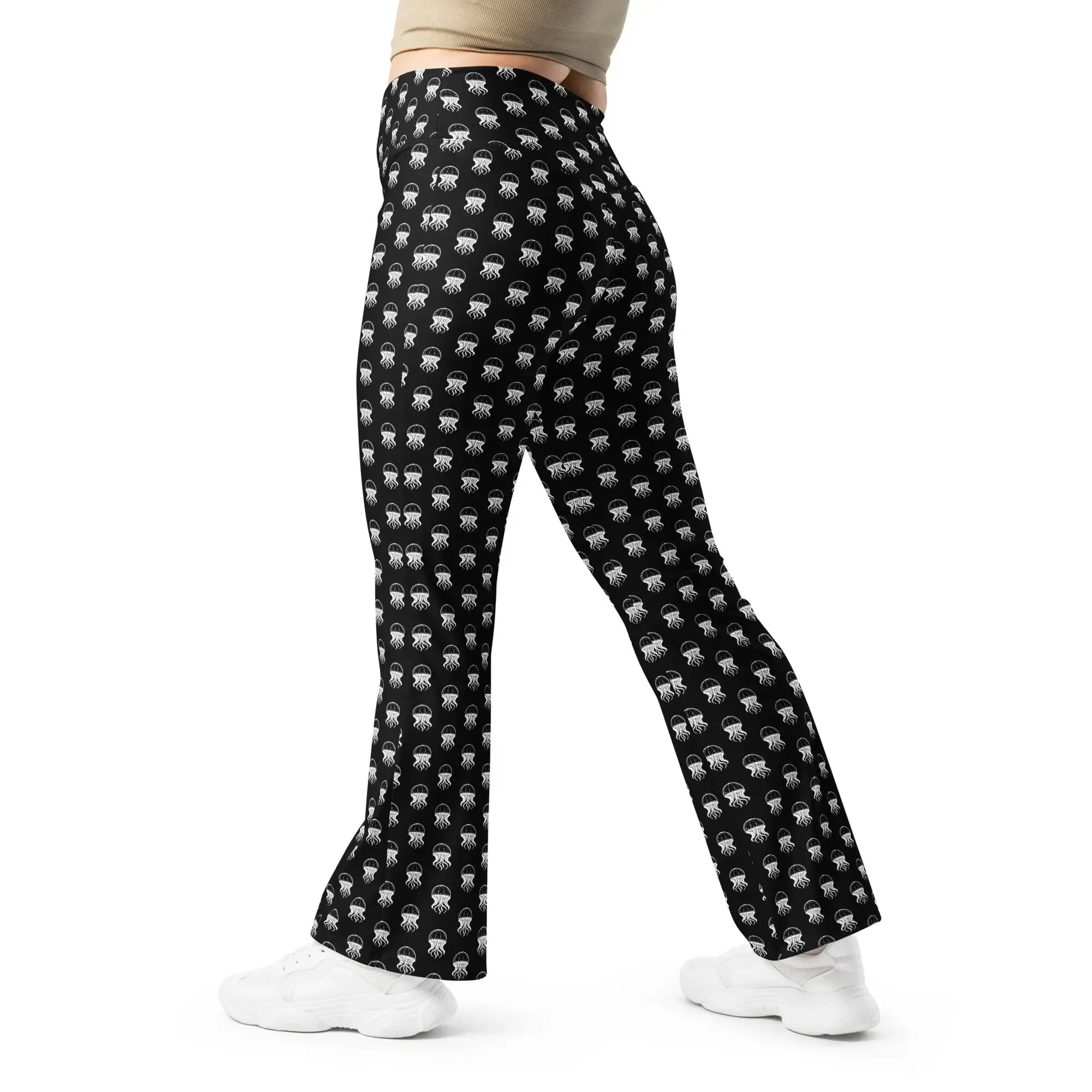 Flare Leggings Jellyfish Invaders