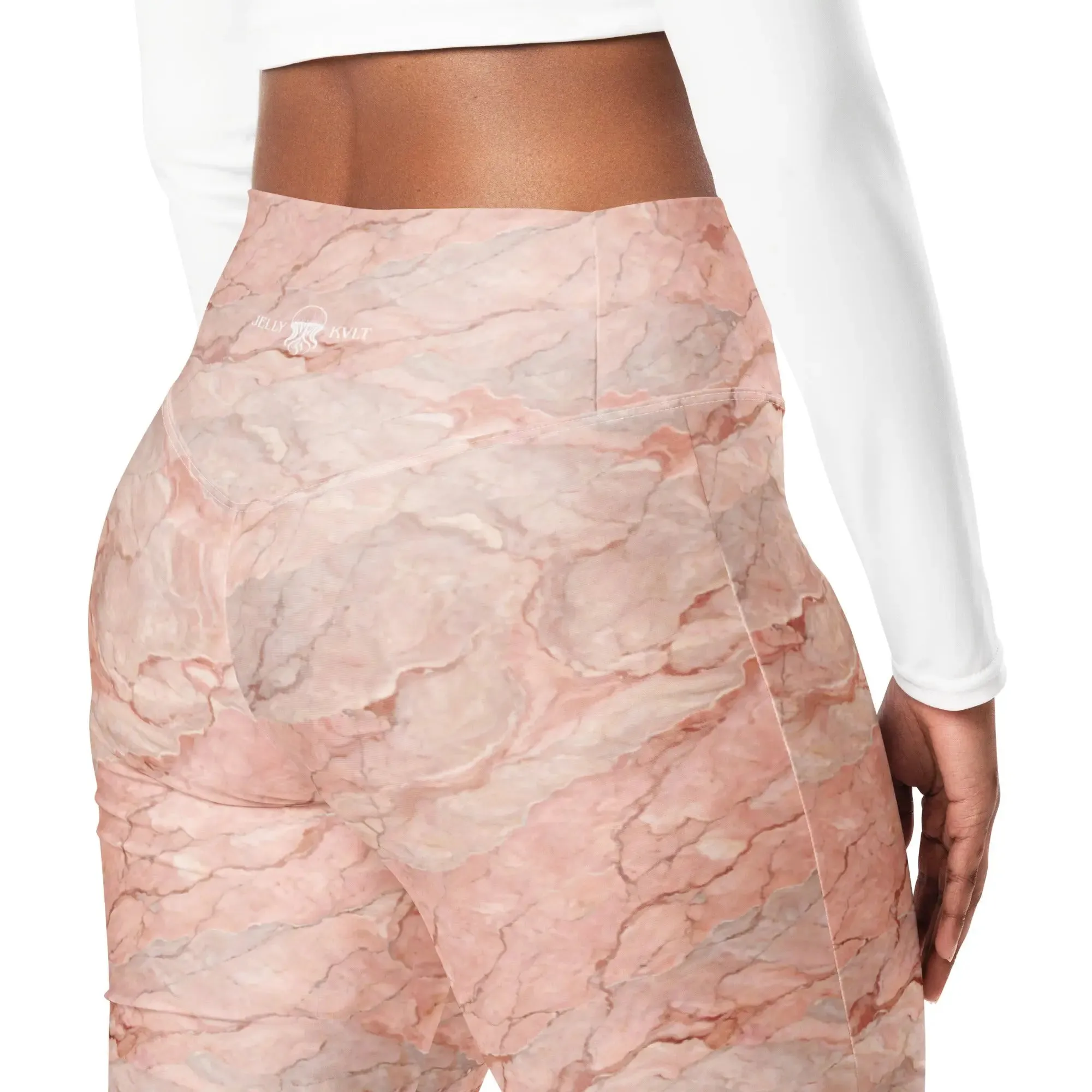 Flare Leggings Rosa Antica