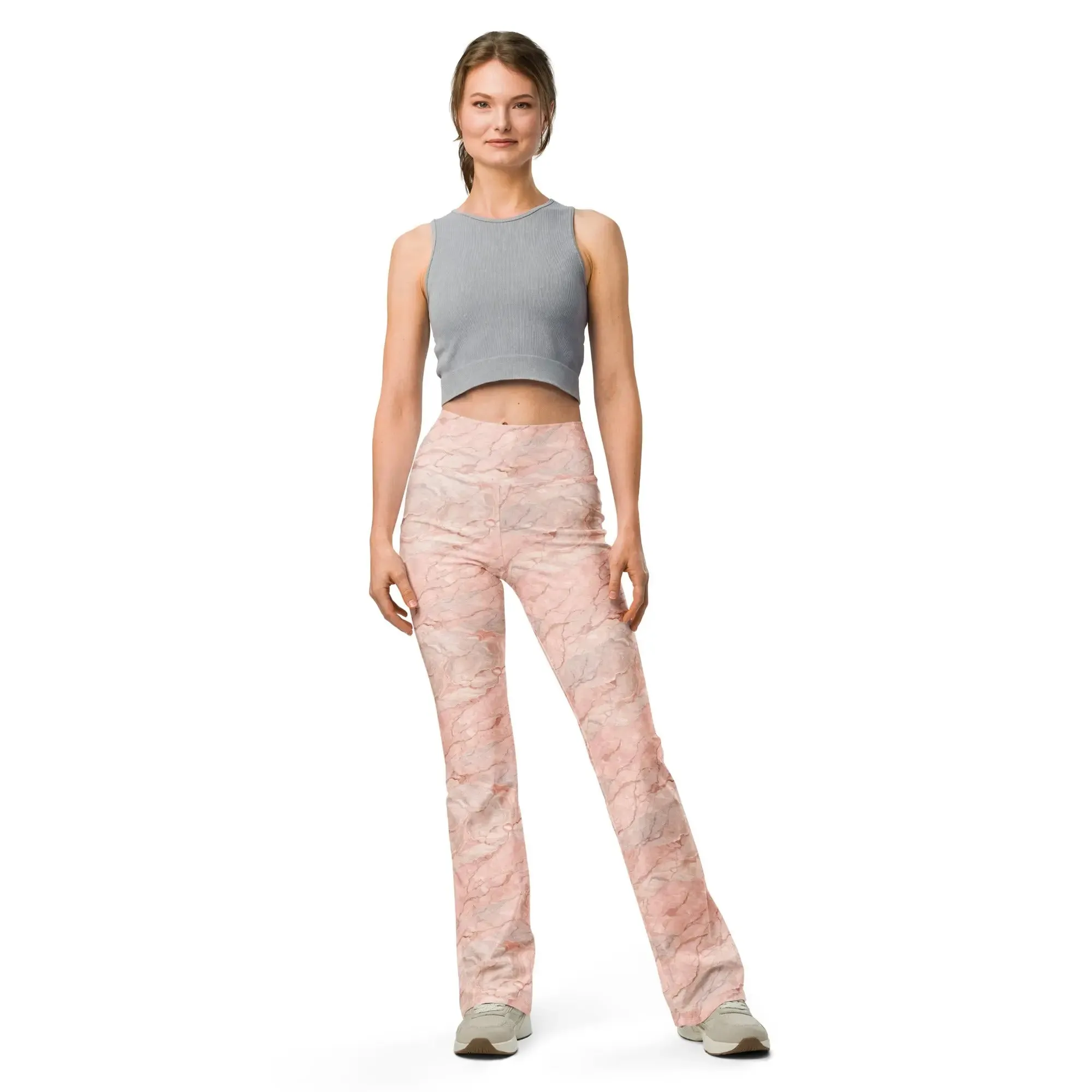 Flare Leggings Rosa Antica