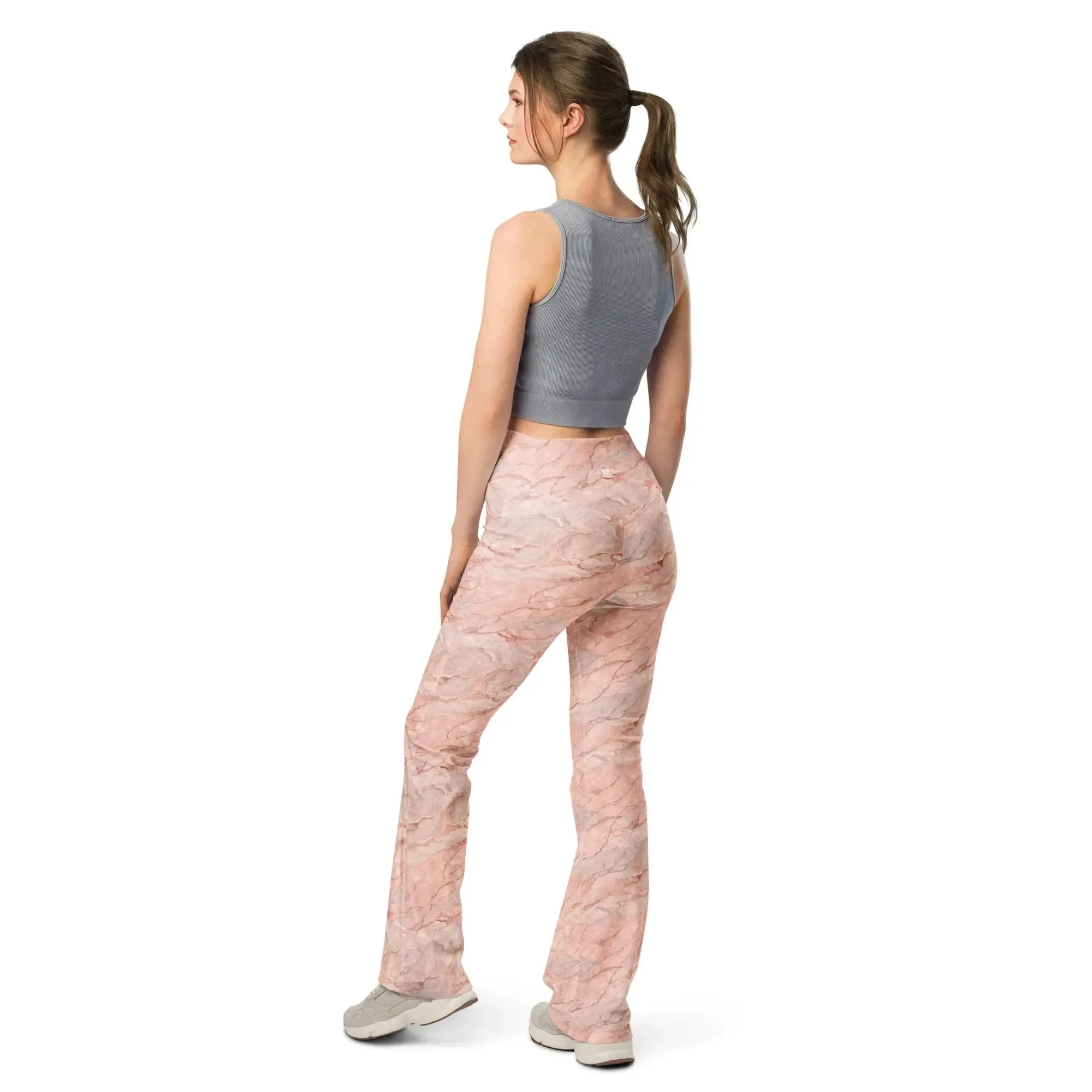 Flare Leggings Rosa Antica