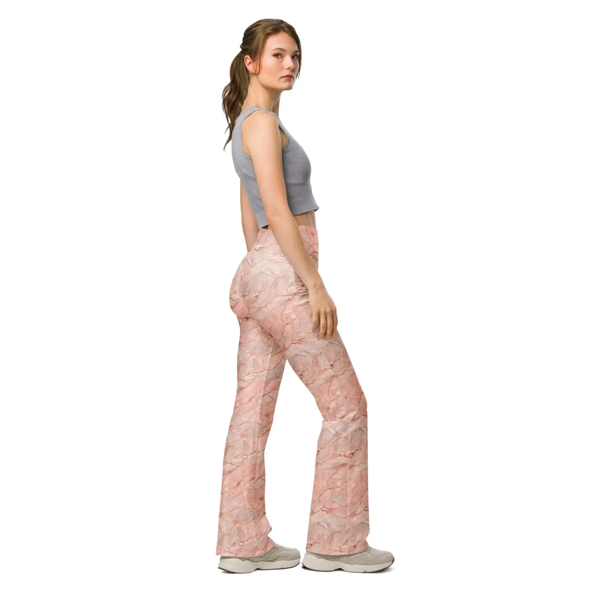 Flare Leggings Rosa Antica
