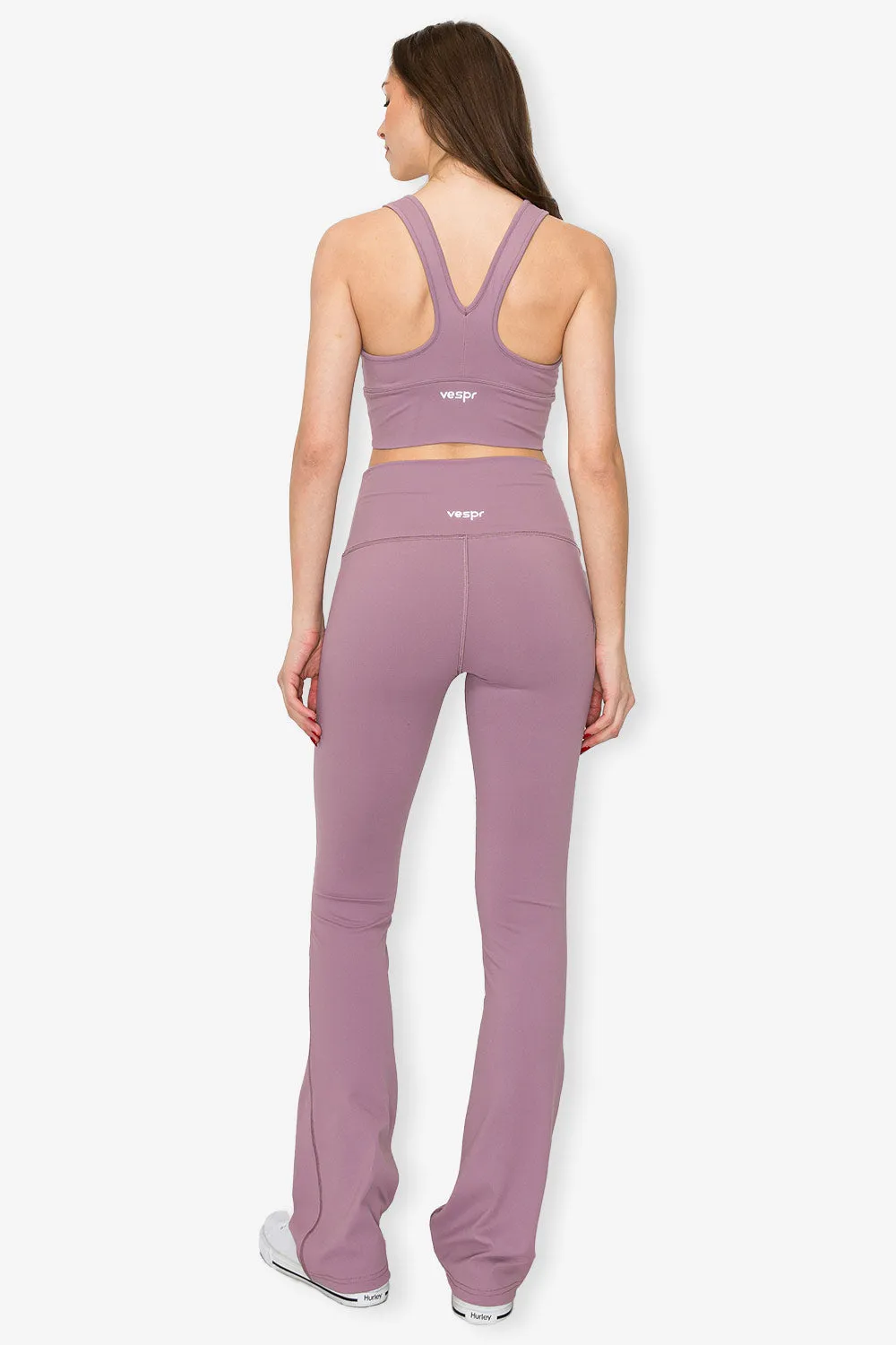 Flare Leggings - Ube Lavender