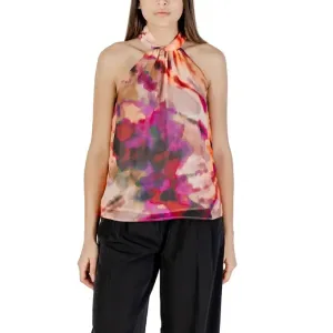 Floral Halter Top With Black Pants