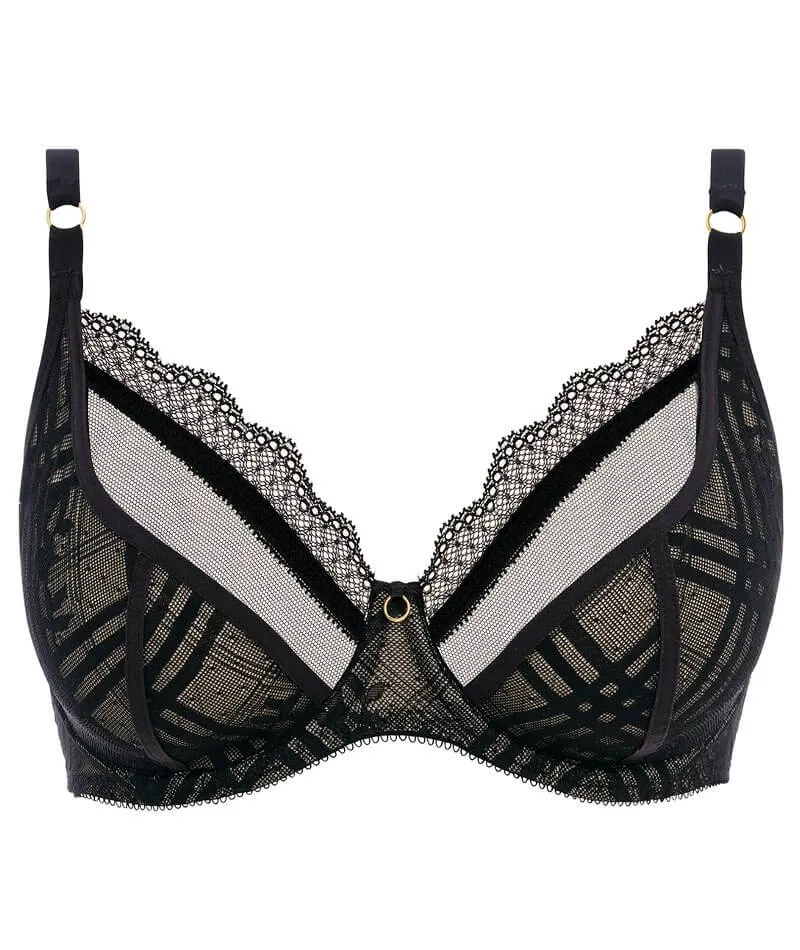 Freya Fatale Underwired Plunge Bra - Noir