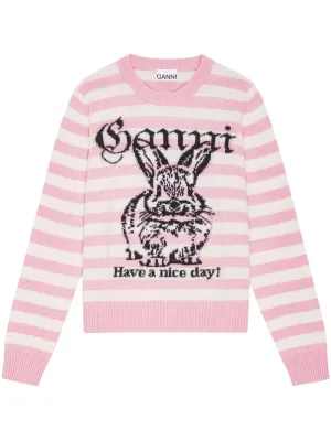 GANNI Sweaters Pink