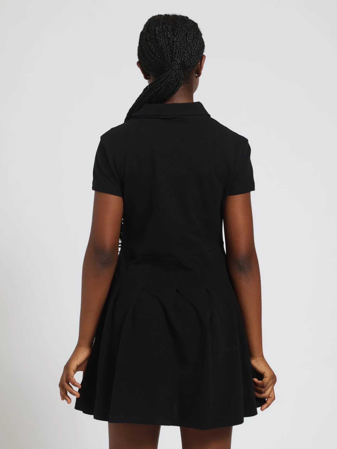 Girls Golfer Tennis Dress - Black